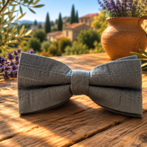 Noeud papillon Marcel Garrigue | lin vert
