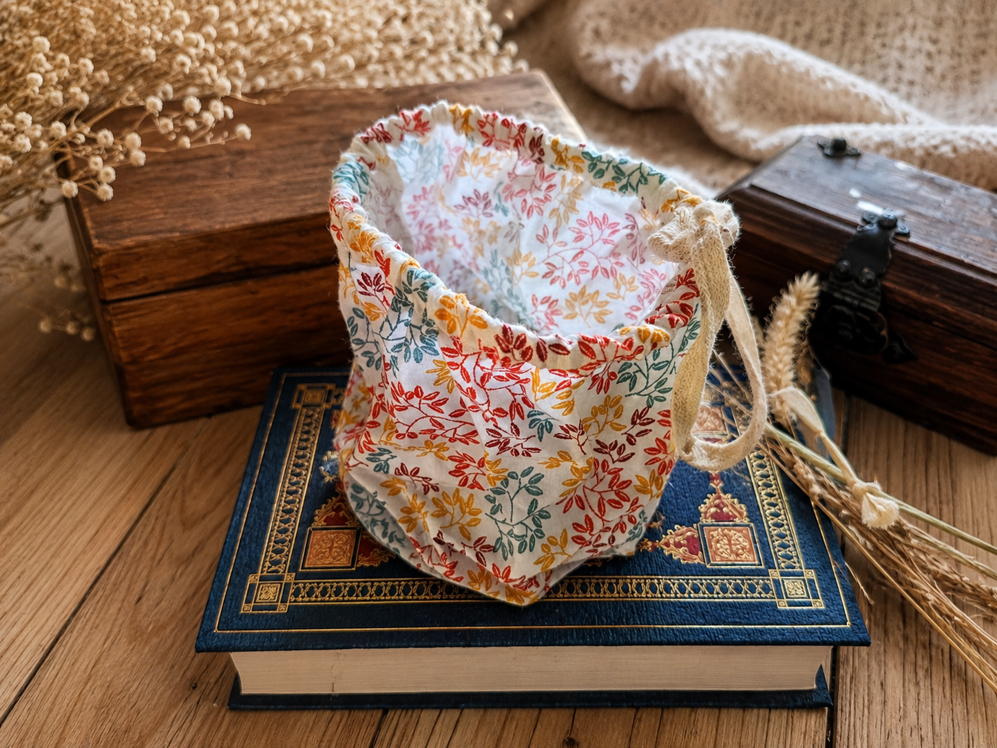 Bourse Colette automne | Bourse en coton artisanale – Image 5