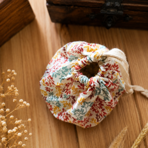 Bourse Colette automne | Bourse en coton artisanale
