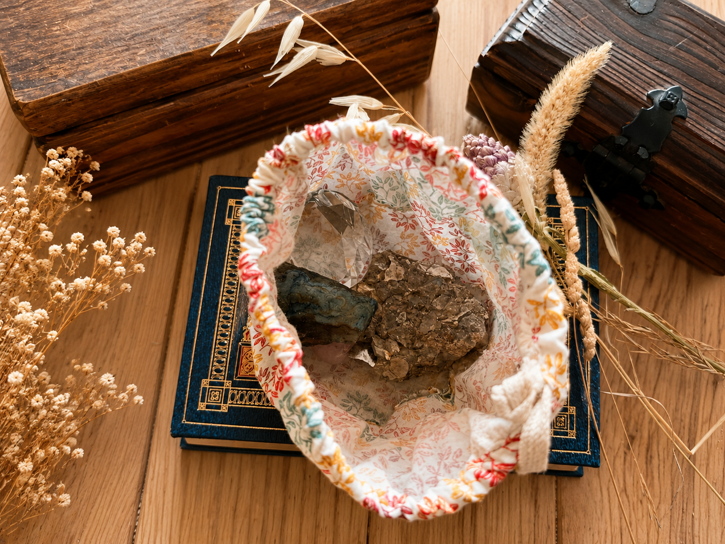 Bourse Colette automne | Bourse en coton artisanale – Image 4