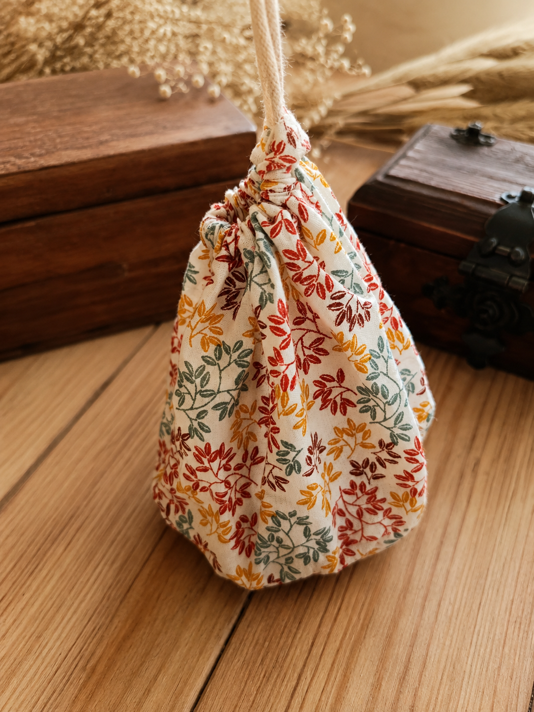 Bourse Colette automne | Bourse en coton artisanale – Image 2
